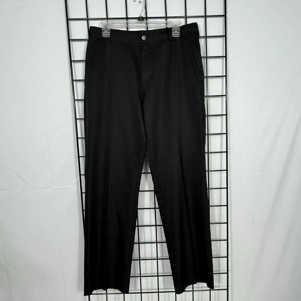 Adidas‎ ClimaLite Pants Mens 32x32 Black Performance Golf Sporty Casual Travel